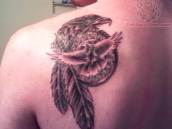 Dream Catcher Eagle Tattoo