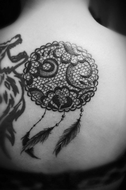 Dream Catcher Lace Tattoo