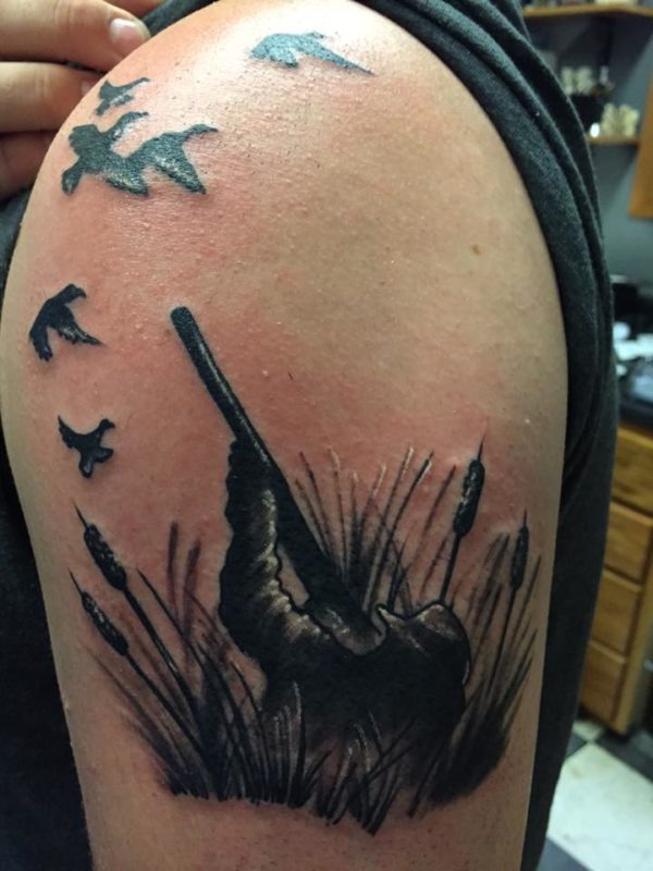 Duck Hunting Tattoo