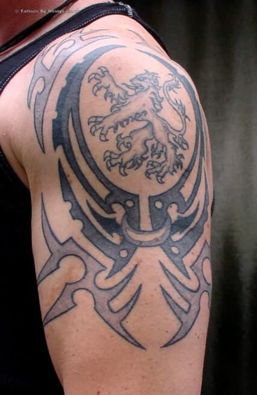 Dutch Lion Tattoo