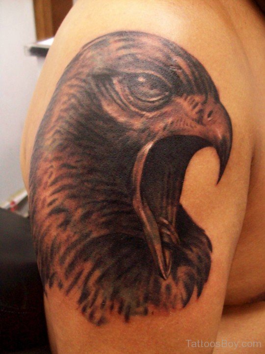 Eagle Face Tattoo Design