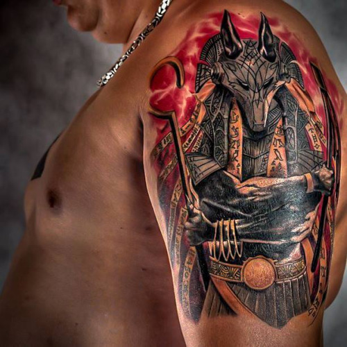 Egyptian Anubis Tattoo