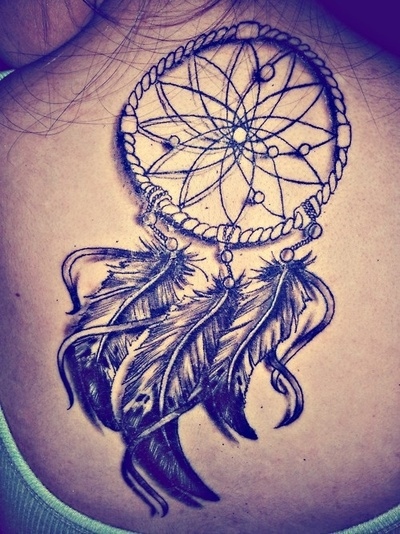 Elegant Dream Catcher Tattoo