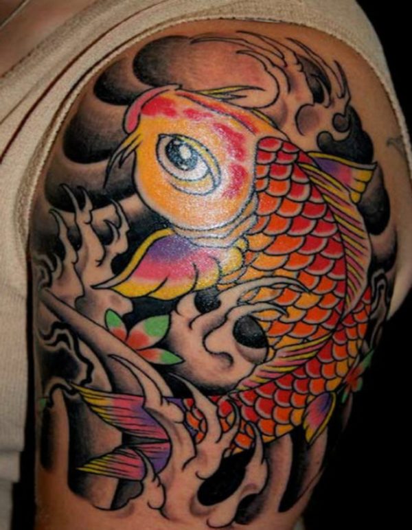 Elegant Fish Designer Tattoo
