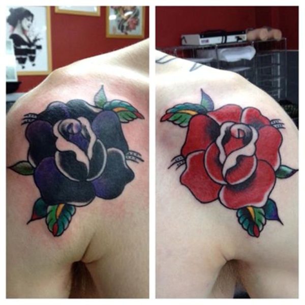 Elegant Rose Tattoo