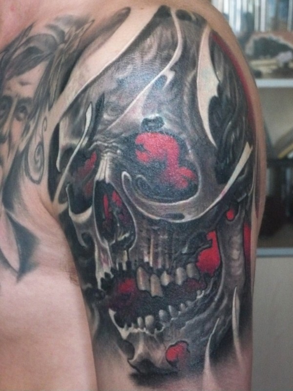 Elegant Skull Tattoo