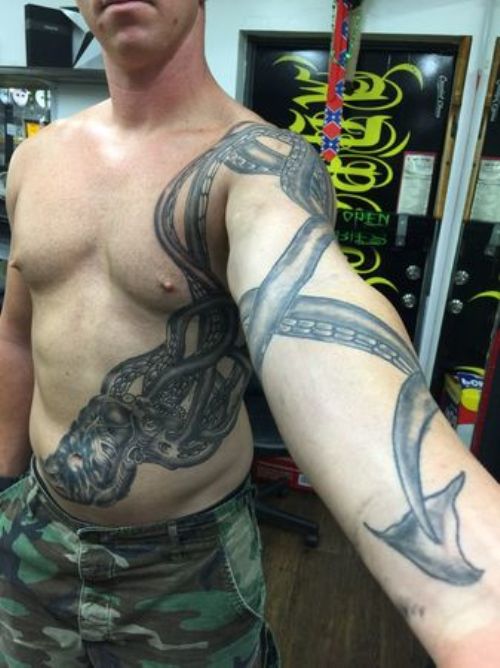 Fantastic Kraken Tattoo