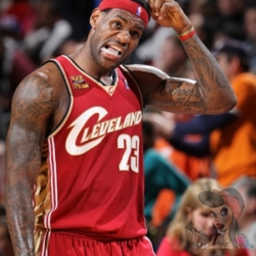 Fantastic Lebron James Shoulder Tattoo