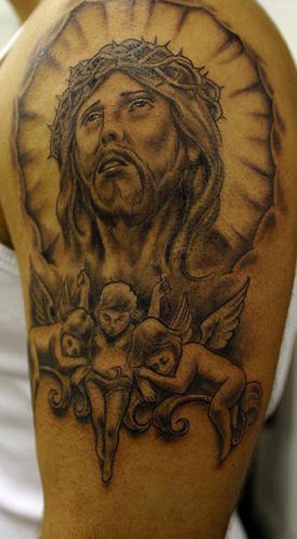 Fascinating Jesus Christ Tattoo