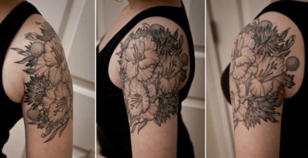 Floral Tattoo Design