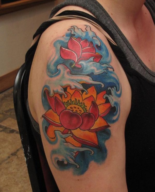 Flower Design Tattoo