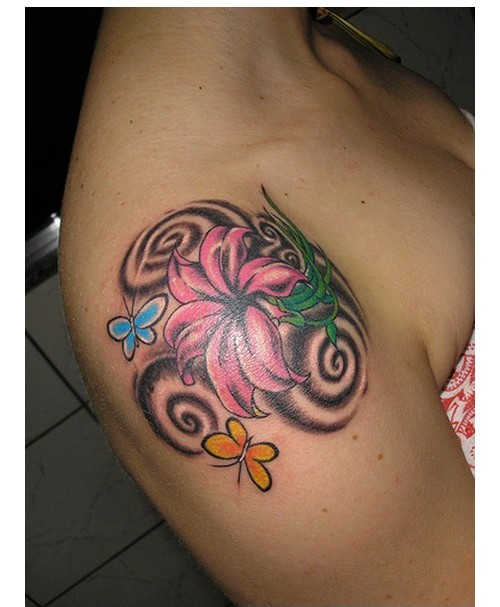Flower Tattoos For Girls Tumbler 2