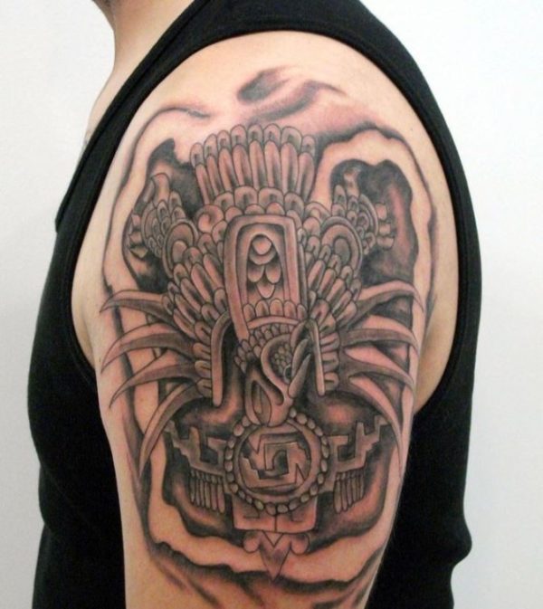 Flying Eagle Aztec Tattoo