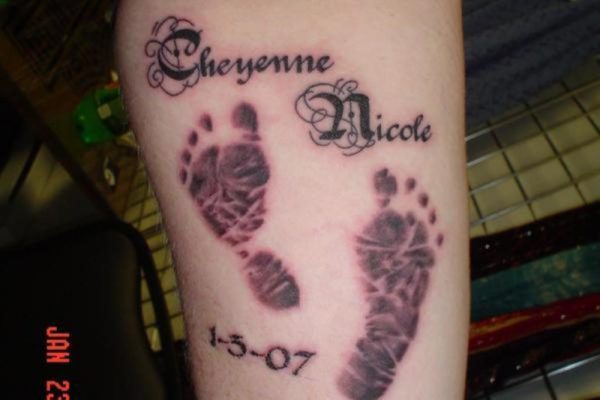 Foot Tattoo For Kids