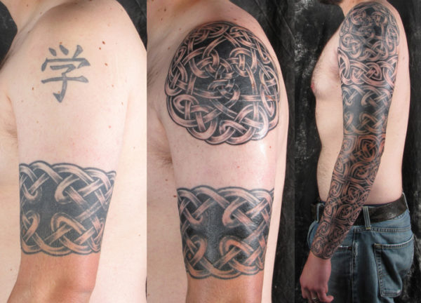 Full Sleeve Celtic Tattoo