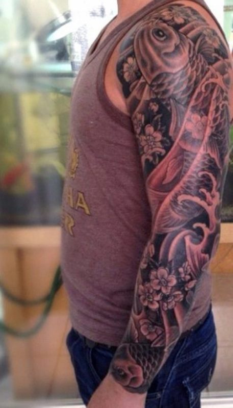 Full Sleeves Shoulder Tattoo Design