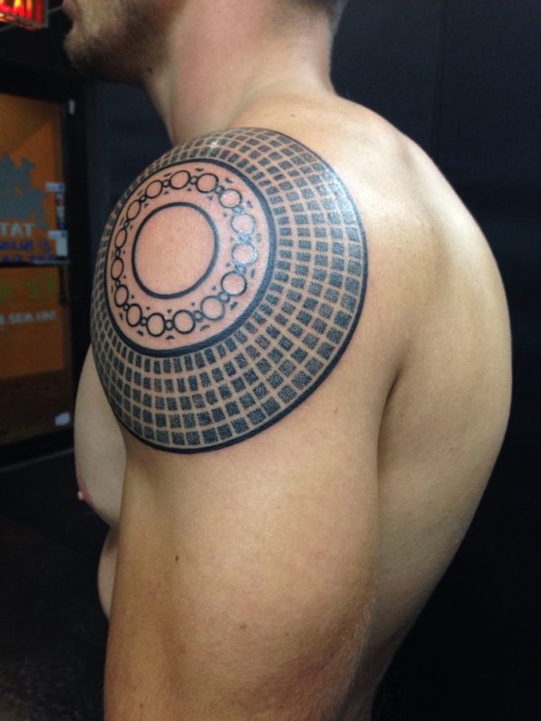 Geometric Designer Tattoo