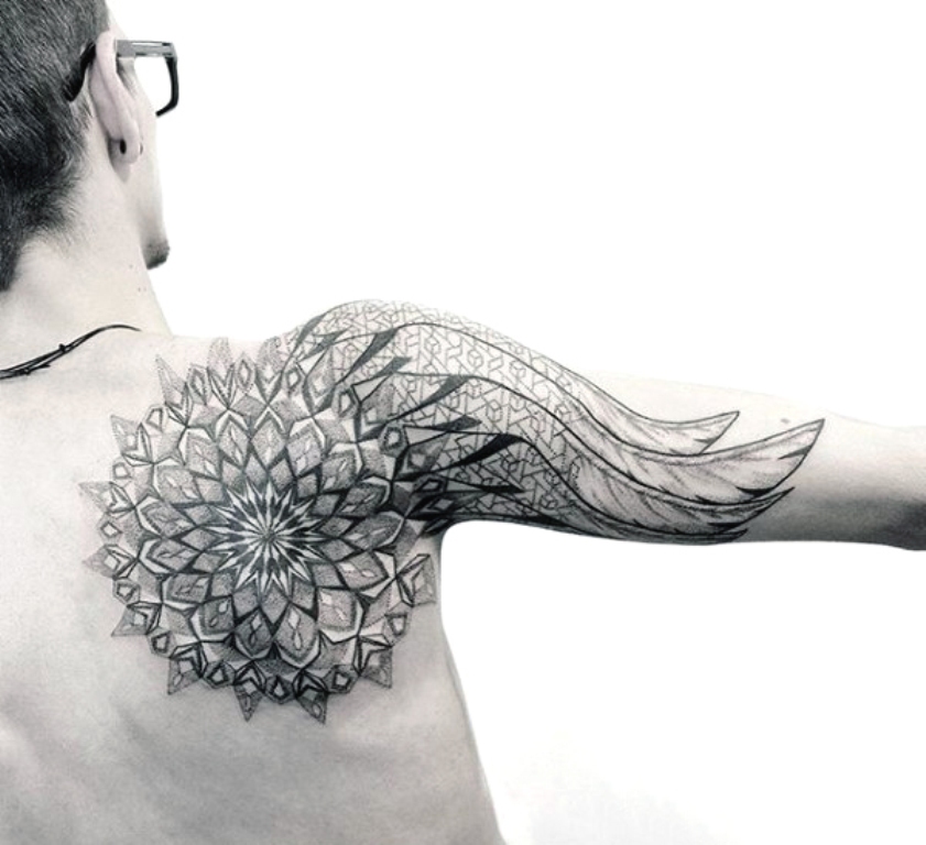 57 Impressive Geometric Shoulder Tattoos.