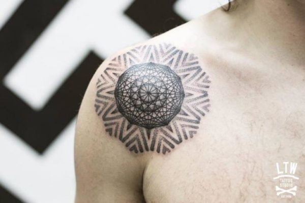 Geometrical Tattoo Design