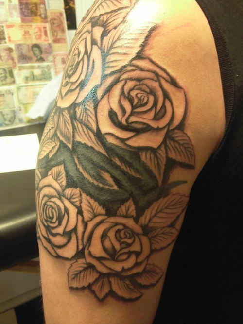 Gothic Rose Tattoo