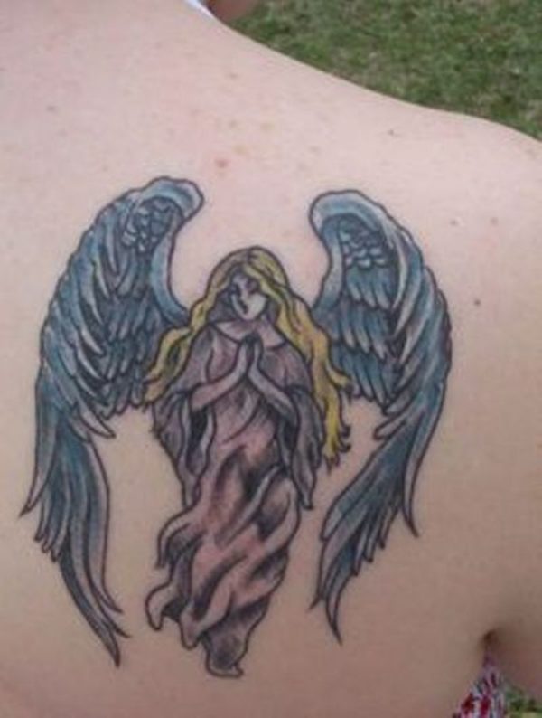 Guardian Angel Wings Tattoo