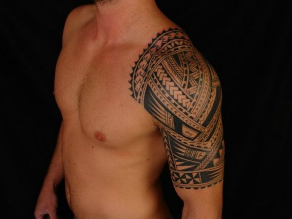 Half Sleeves Shoulder Tattoo