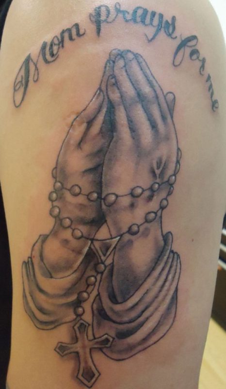 Hand Christian Tattoo