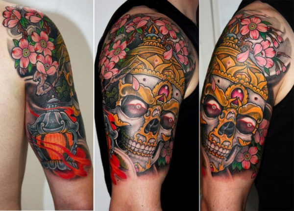 Hannya Mask Tattoo