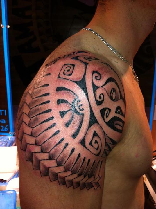 Hawaiian Tribal Tattoo For Men