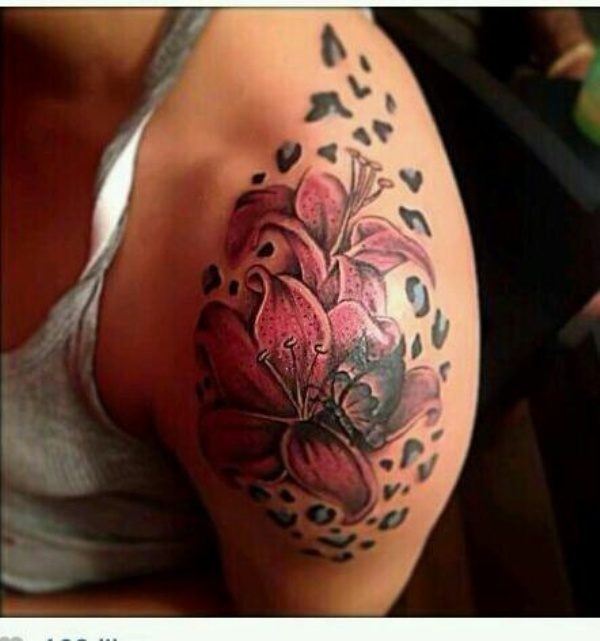Hibiscus Flower Tattoo 