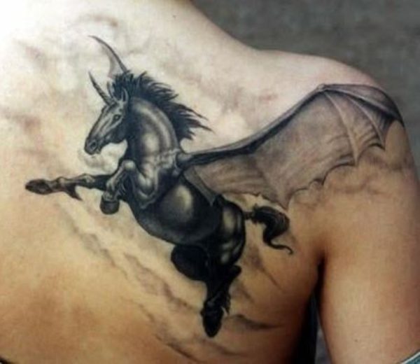 Horse Wings Tattoo