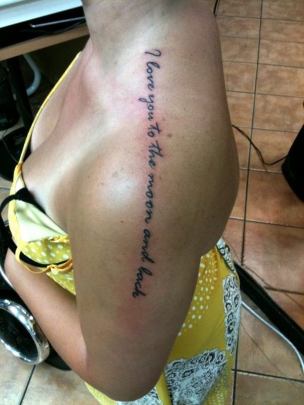 I Love You Quote Tattoo