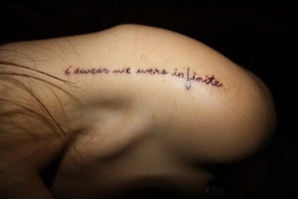 I Swear We Were Lettering Tattoo