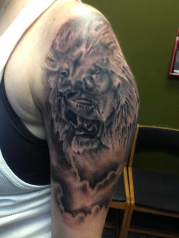 Impressive Lion Tattoo