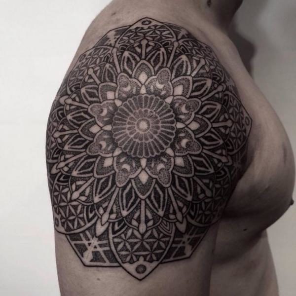 Impressive Mandala Tattoo Design
