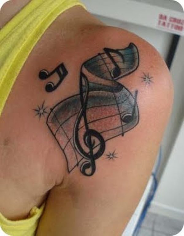 Impressive Music Tattoo