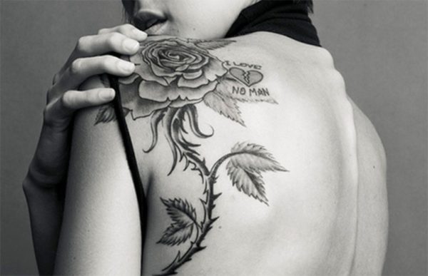 Impressive Rose Tattoo