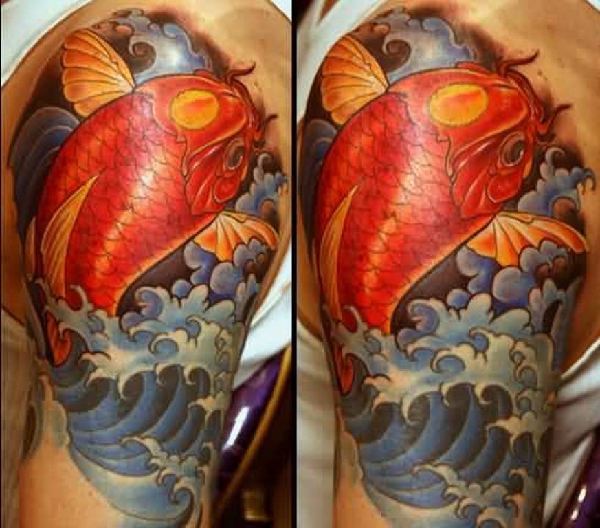 59 Cool Fish Shoulder Tattoos