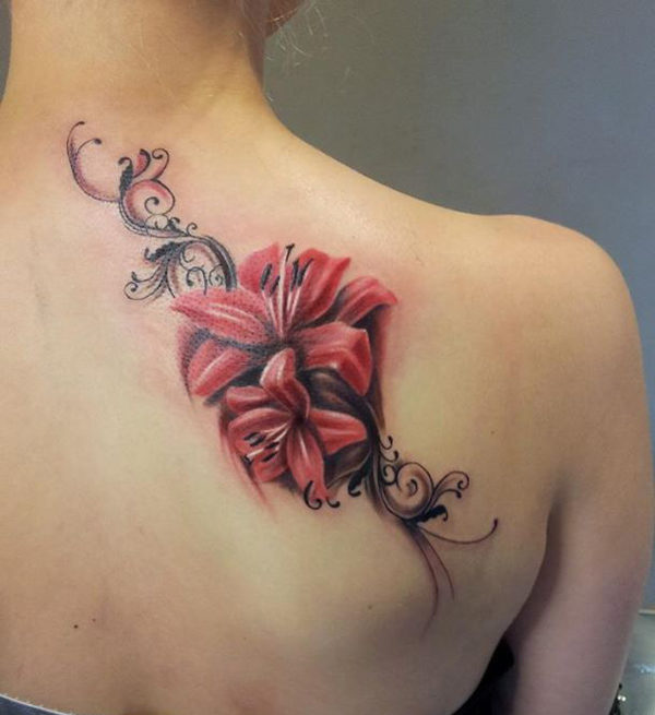 Incredible Vine Shoulder Tattoo