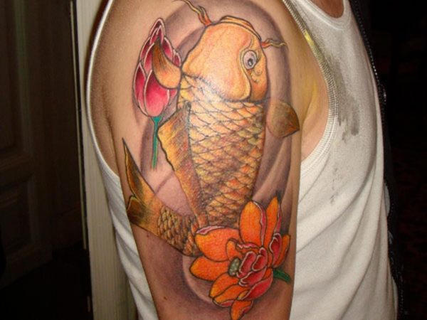 Japanese Fish Tattoo For Men