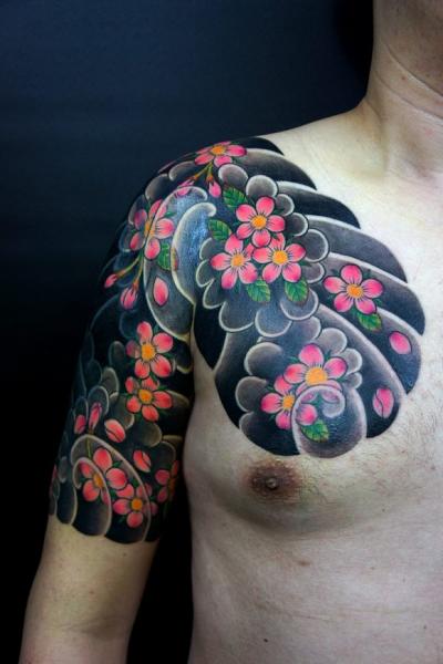 Japanese Shoulder Tattoo Design