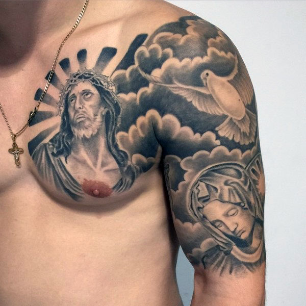 Jesus Christ Awesome Tattoo
