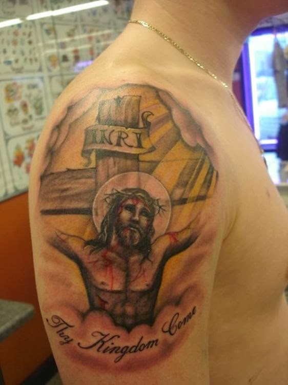 Jesus On Cross Tattoo