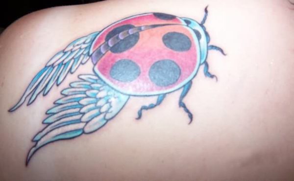 Ladybug Wings Tattoo
