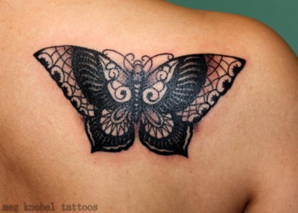 Large Butterfly Tattoo Design