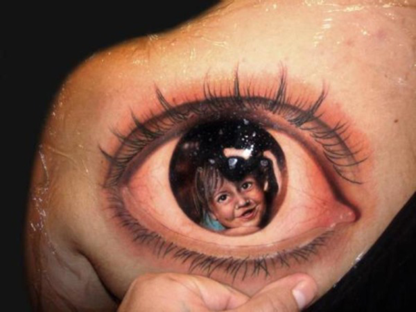 Large Eye Tattoo