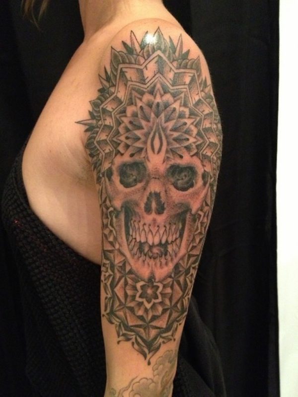 Laughing Skull Tattoo