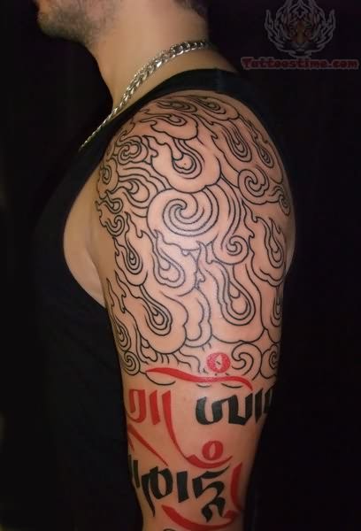 Layered Japanese Tattoo