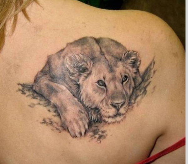 Leo Taurus Zodiac Tattoo On Shoulder