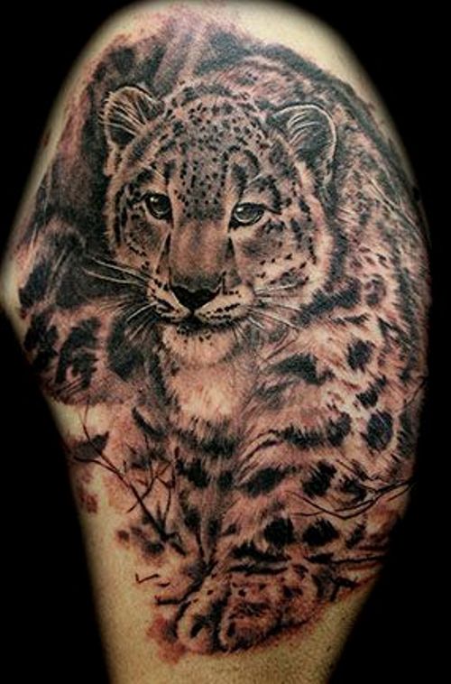 Leopard Design Tattoo
